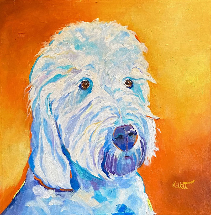 Pam Kellett dog portrait