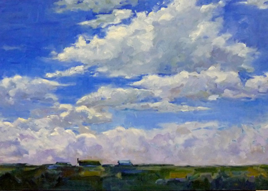 Pam Kellett landscape sky painting 1